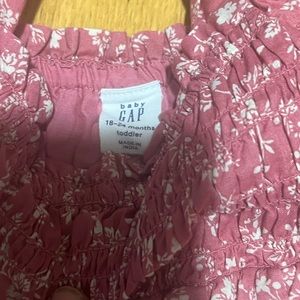 2 gap brand 18-24 month dresses with shirring